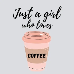 Just a girls who loves coffee Oversize tshirt